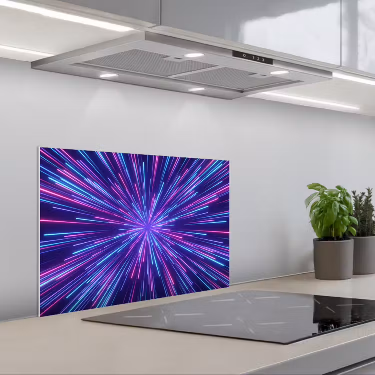 Fond de hotte - Dynamique - Espace - Coloré — 1