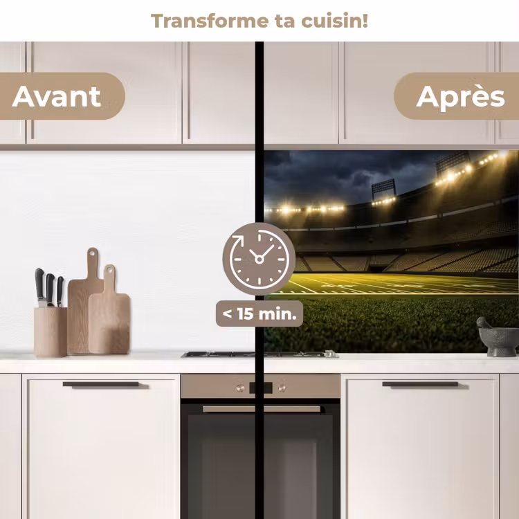Fond de hotte - Football - Stade - Nuit - Moderne — 2