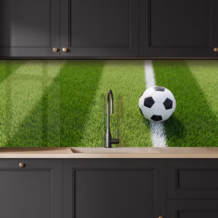 Fond de hotte - Football - Terrain en herbe - Sport - Vert — 6