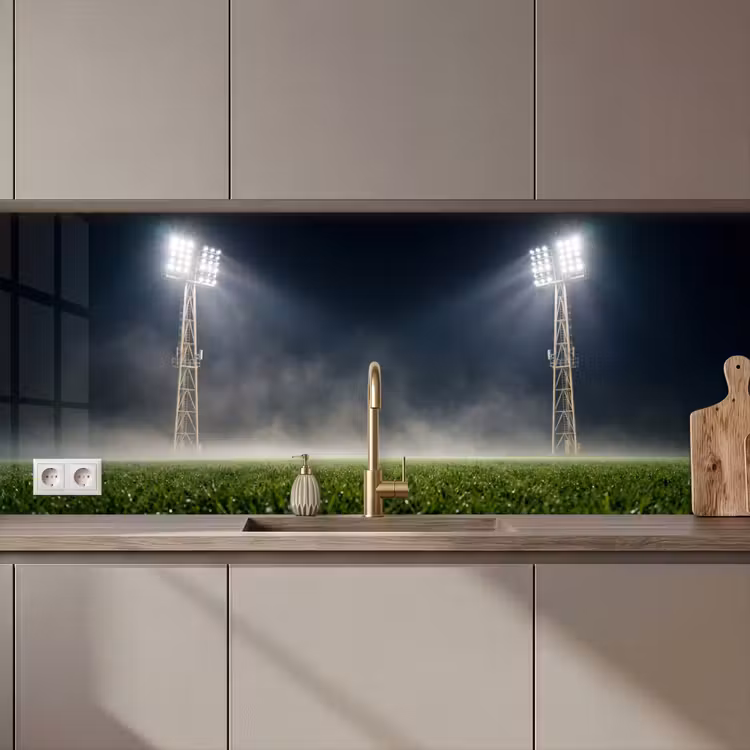 Fond de hotte - Stade - Mât d'éclairage - Sports - Nuit — 1