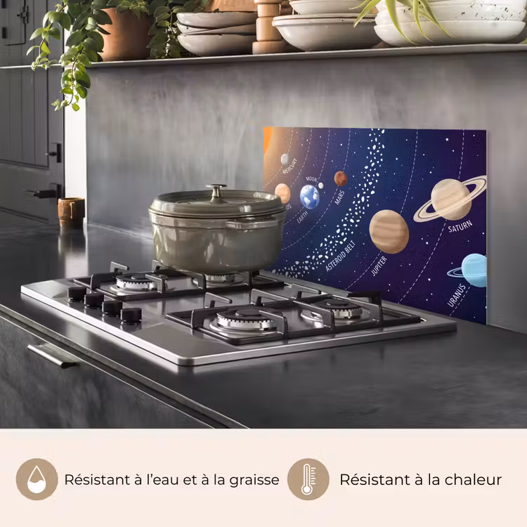Fond de hotte - Système planétaire - Espace - Illustration — 2