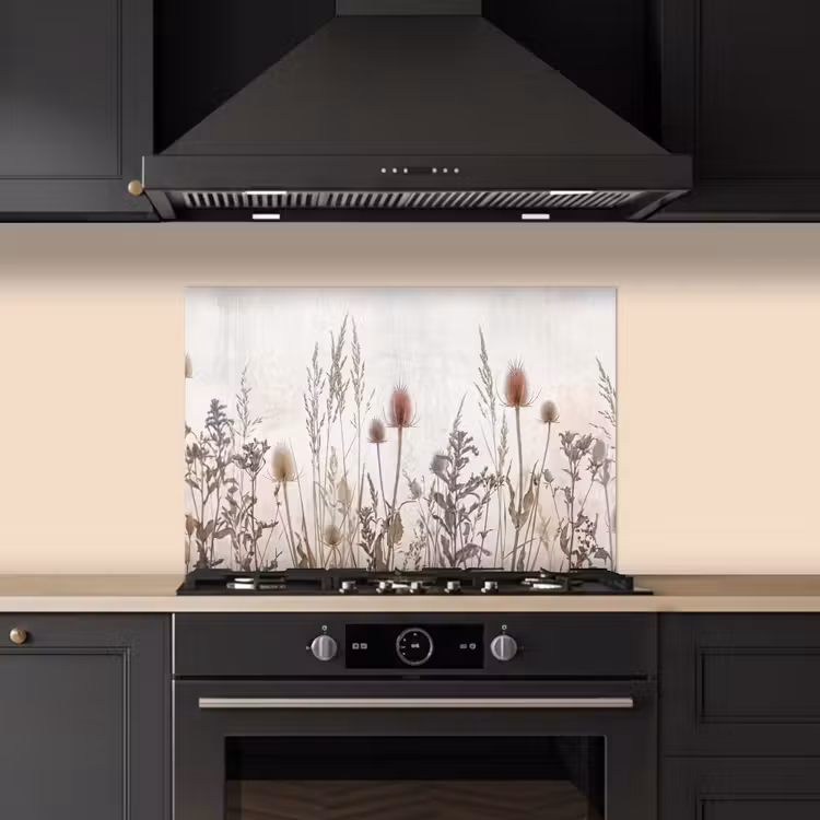 Fond de hotte - Fleurs des prés - Design - Sépia — 5