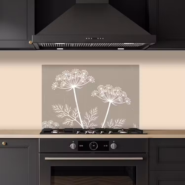 Fond de hotte - Graphique - Flutesweed - Taupe — 5