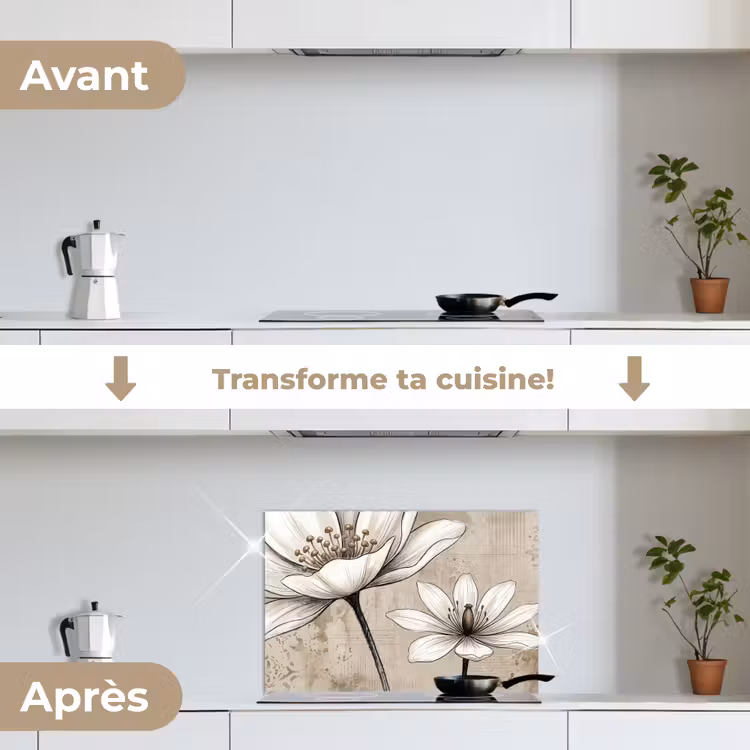Fond de hotte - Moderne - Design - Blanc — 7
