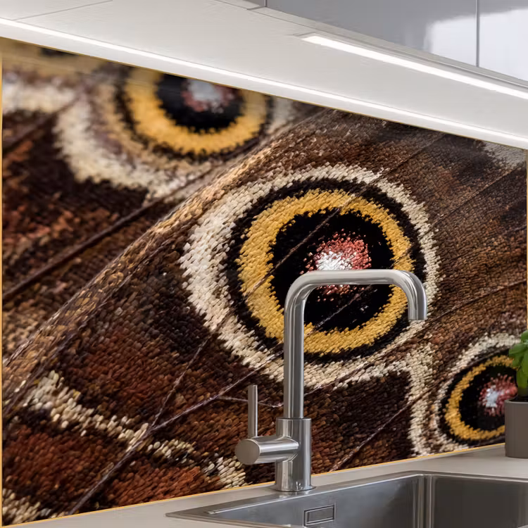 Crédence cuisine - Papillon - Aile - Abstrait — 1