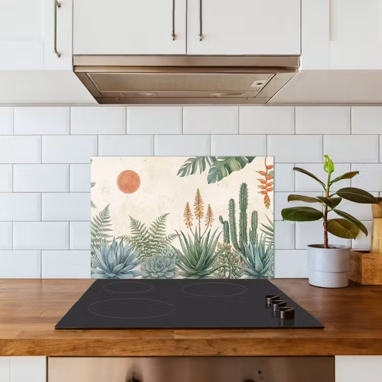 Fond de hotte - Désert - Plantes - Vert — 3