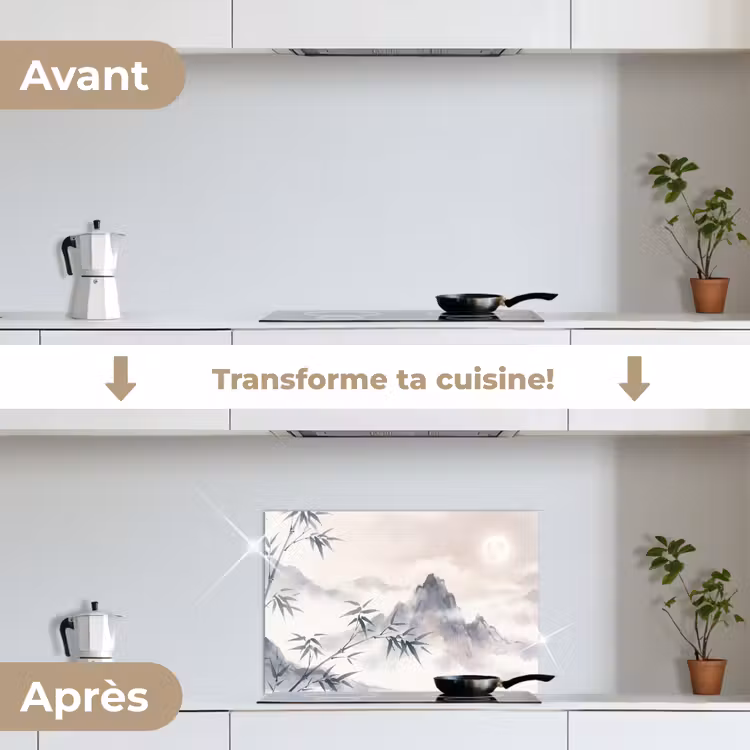Fond de hotte - Bambou - Asie - Gris — 7