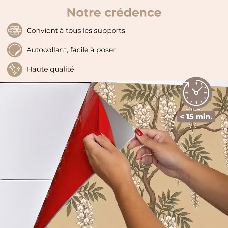 Fond de hotte - Grue - Eau - Beige — 4