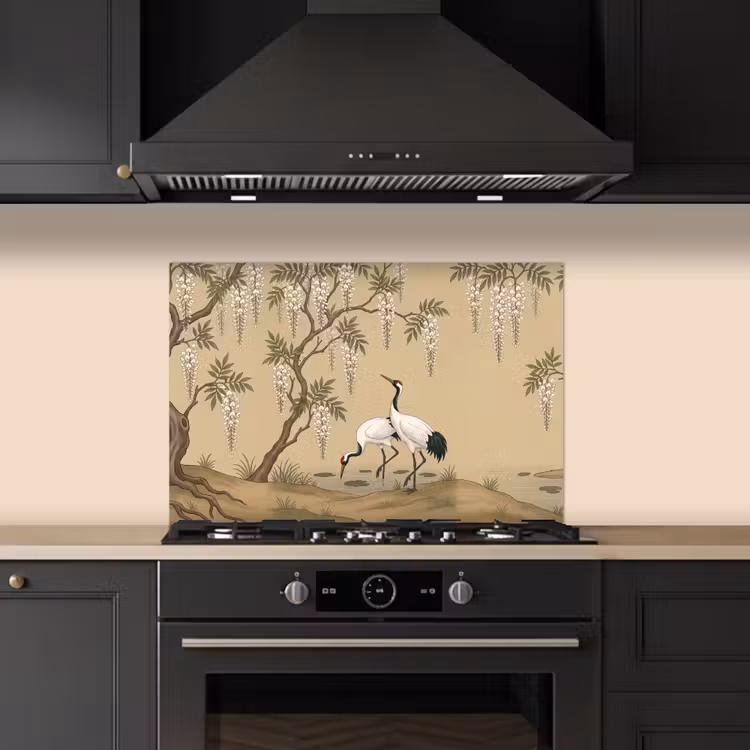 Fond de hotte - Grue - Eau - Beige — 5