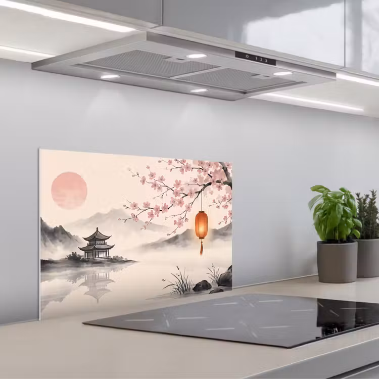 Fond de hotte - Soleil - Japonais - Traditionnel — 1