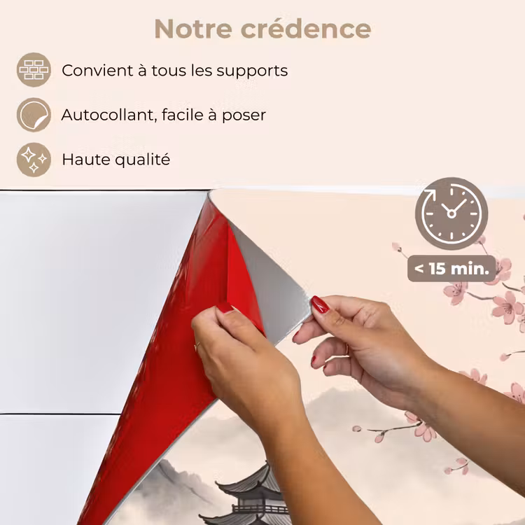Fond de hotte - Soleil - Japonais - Traditionnel — 4