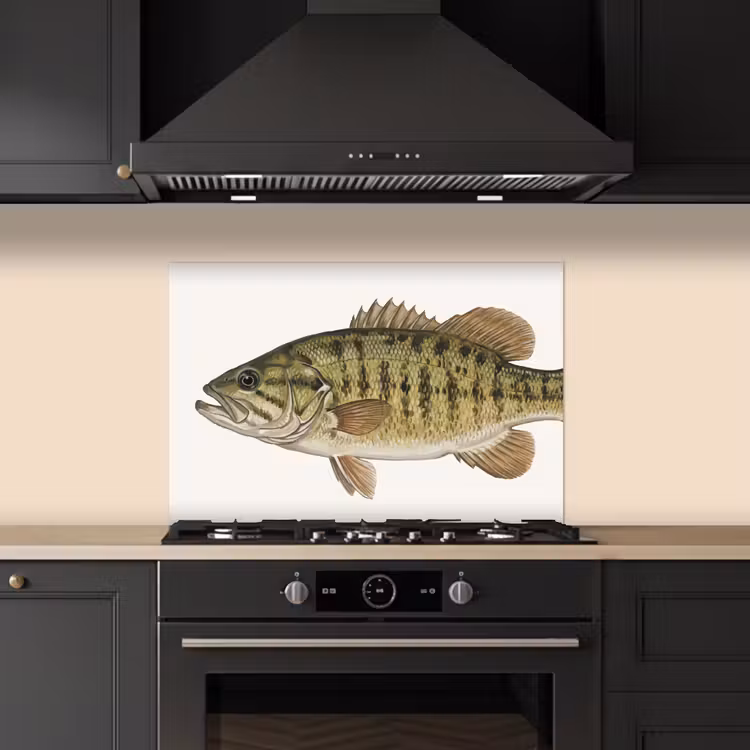 Fond de hotte - Poisson - Nature - Vintage — 5