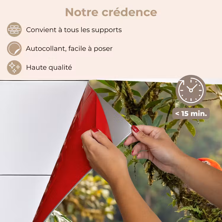 Fond de hotte - Ara - Jungle - Rouge — 4