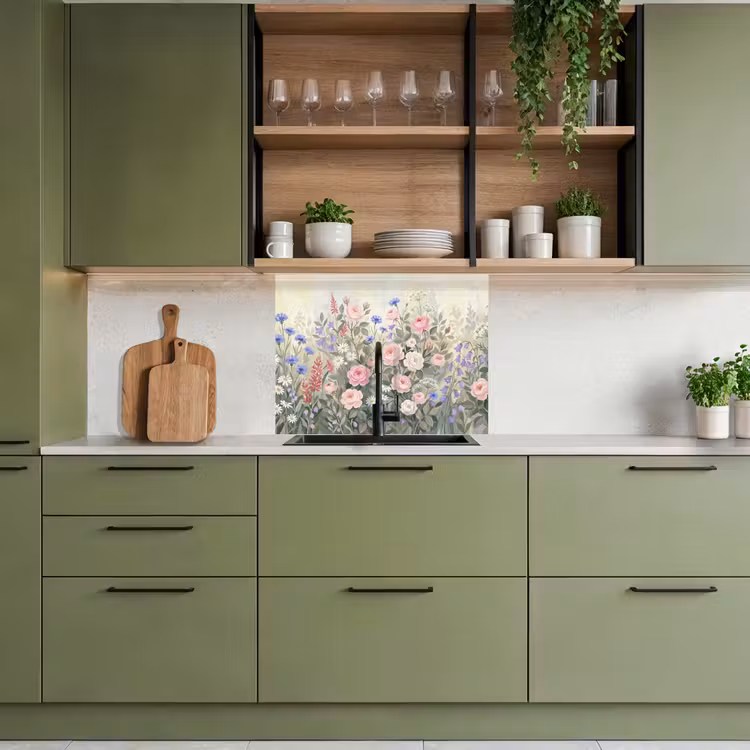 Crédence cuisine - Fleurs - Jardin - Nature - Coloré — 7