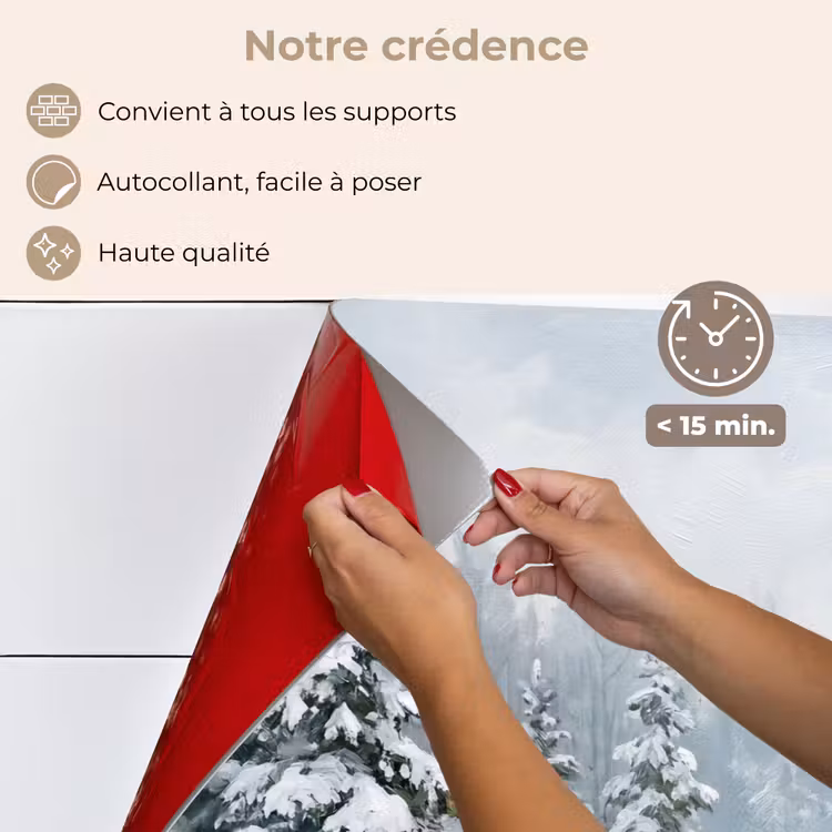 Fond de hotte - Sentier forestier - Pin - Neige - Hiver - Reposant — 4