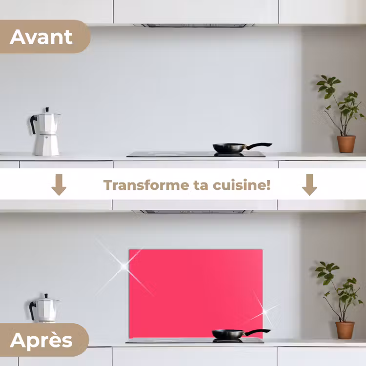 Fond de hotte - Carmine - Couleurs - Palette - Rose — 7