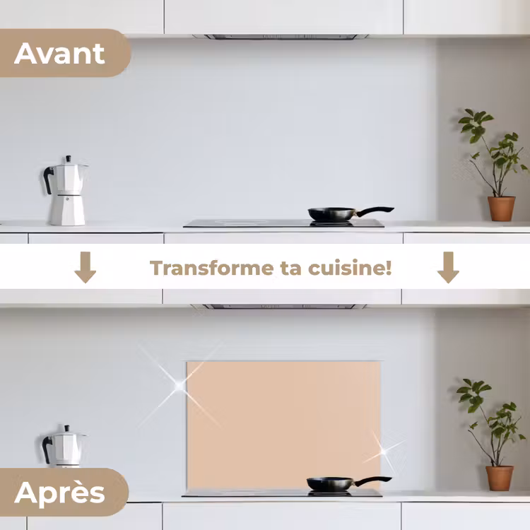 Fond de hotte - Beige - Couleurs - Solide — 7