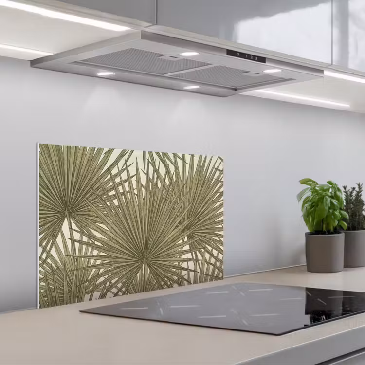 Fond de hotte - Feuille - Tropical - Motif - Nature - Vert — 1