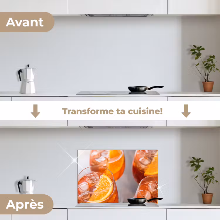 Fond de hotte - Boisson - Orange - Glace - Été - Orange — 7