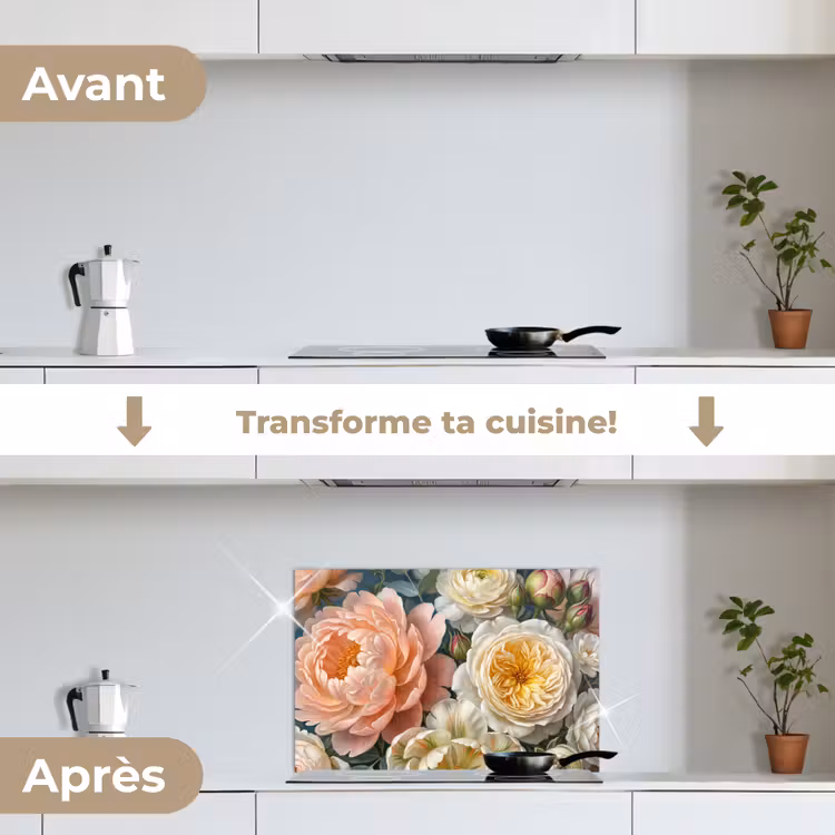 Fond de hotte - Fleurs - Bouquet - Nature - Classique - Coloré — 7