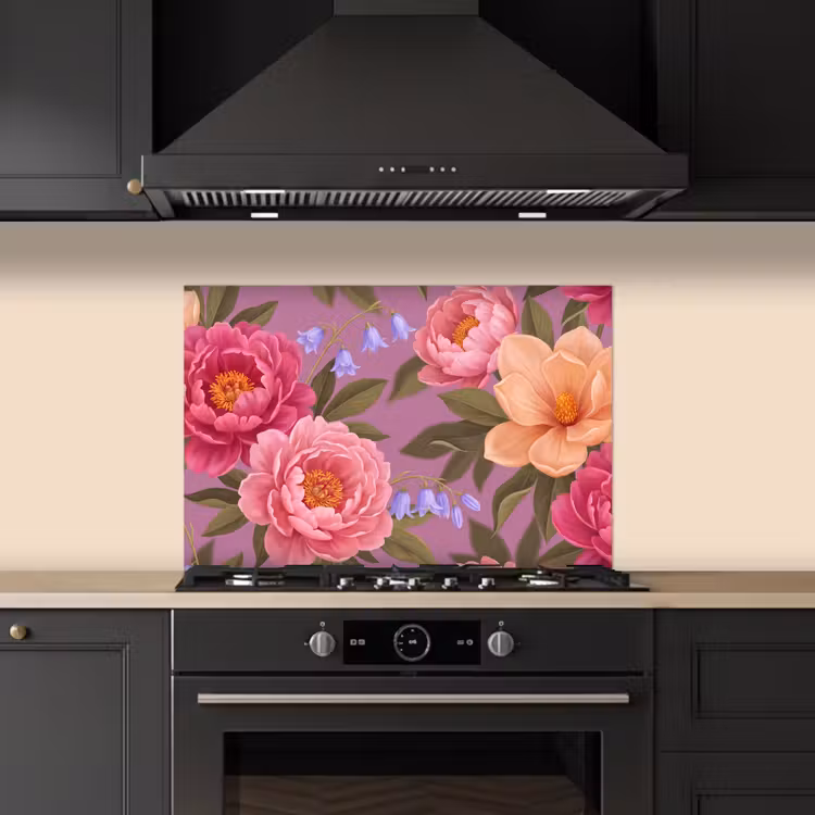 Fond de hotte - Fleurs - Motif - Illustration - Rose — 5