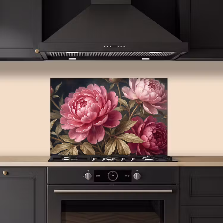 Fond de hotte - Fleurs - Rose - Classique - Nature — 5
