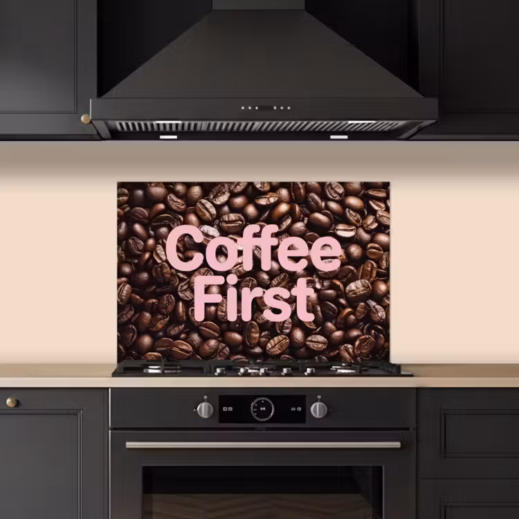 Fond de hotte - Coffee First - Grains de café - Rose — 5