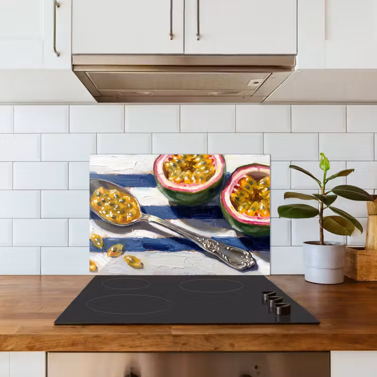 Fond de hotte - Cuisine - Fruit de la passion - Tropicale - Moderne - Colorée — 3