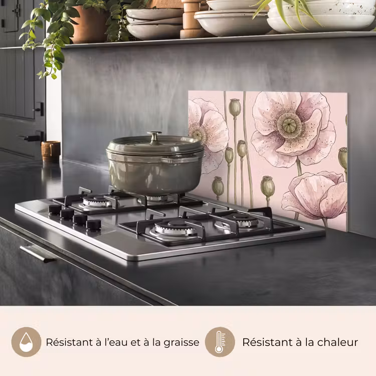 Fond de hotte - Fleurs - Été - Nature - Aquarelle - Rose — 2