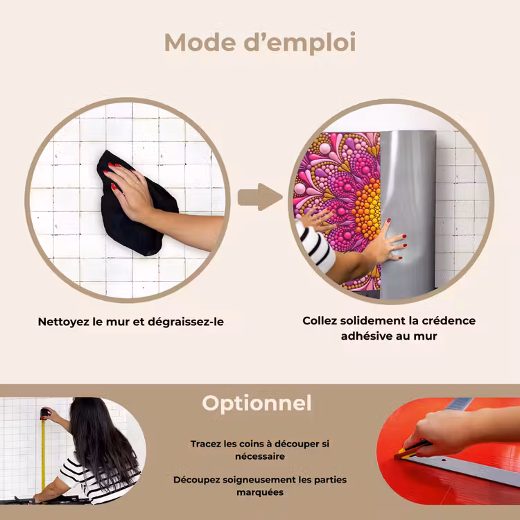 Fond de hotte - Motif - Poids - Abstrait - Coloré — 6
