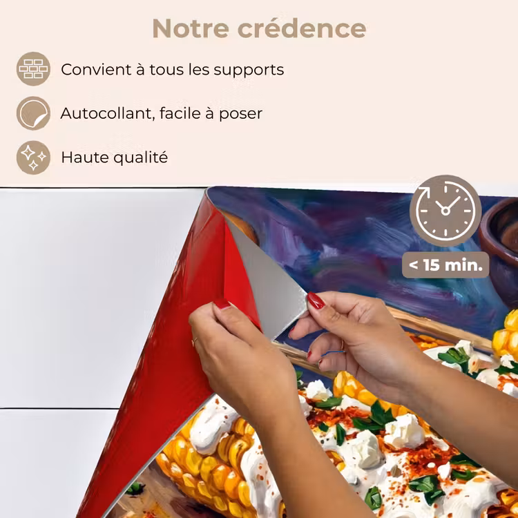 Fond de hotte - Nourriture - Maïs - Sauce - Peint - Jaune — 4