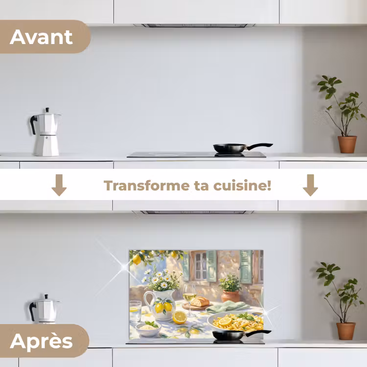 Fond de hotte - Nourriture - Terrasse - Été - Peint - Jaune — 7