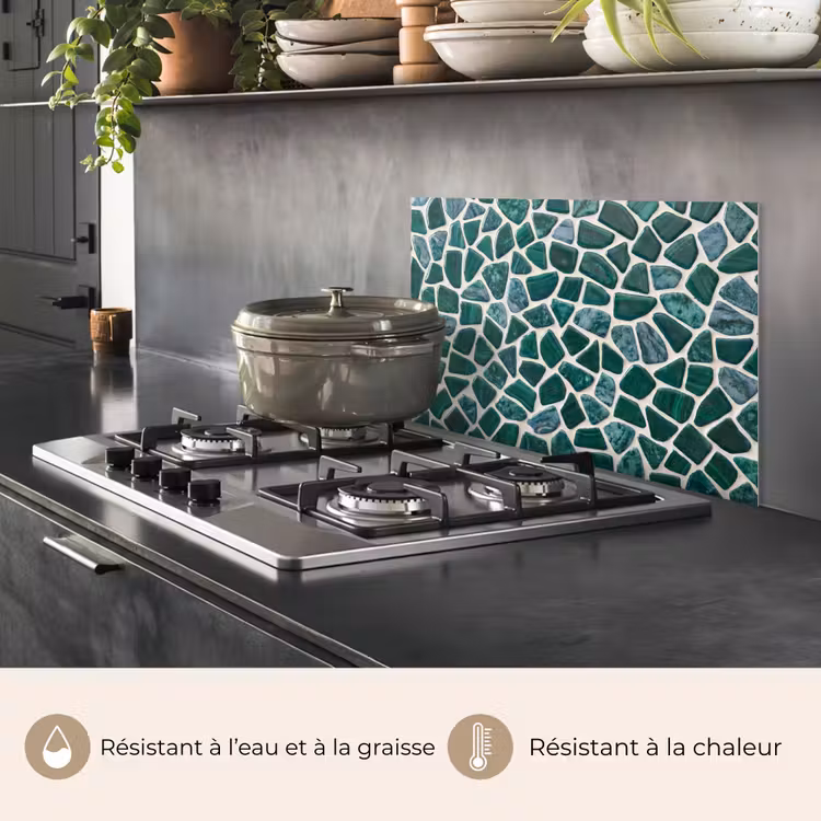 Fond de hotte - Texture - Pierre - Vert - Abstrait - Motif — 2