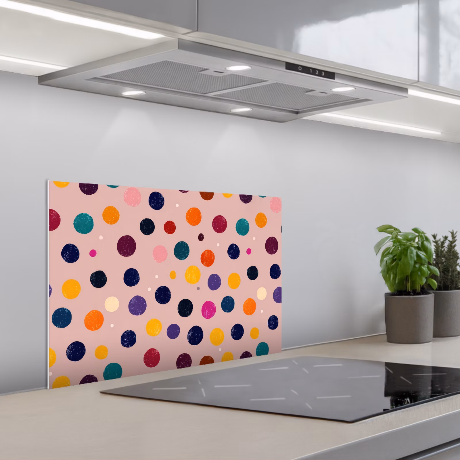 Fond de hotte - Cercles - Motif - Coloré — 1