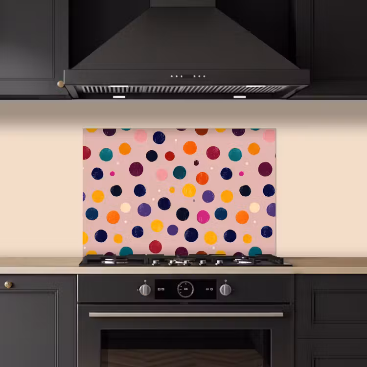 Fond de hotte - Cercles - Motif - Coloré — 5
