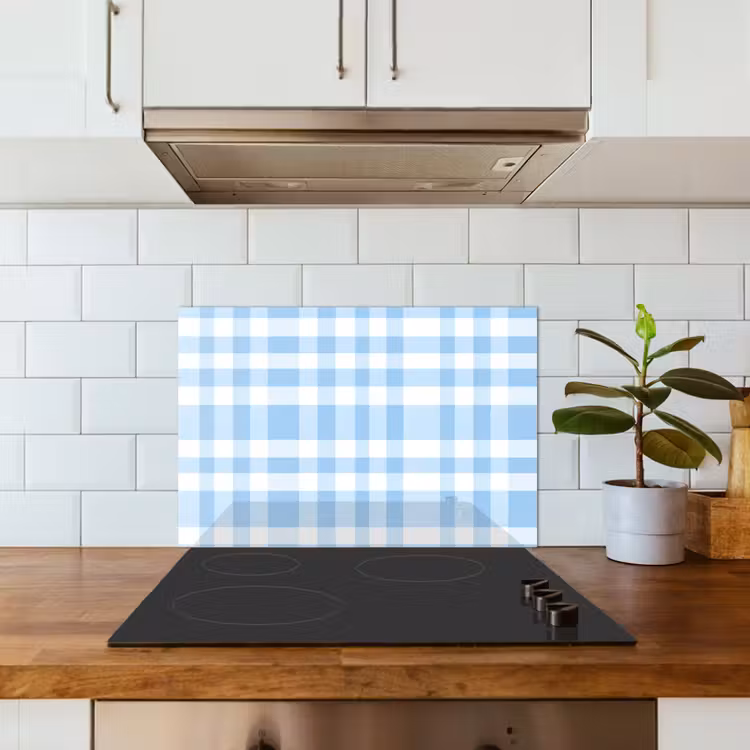 Fond de hotte - Plaid - Motif - Bleu — 3