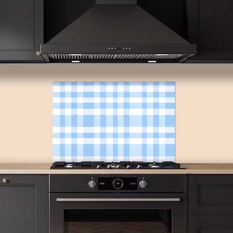 Fond de hotte - Plaid - Motif - Bleu — 5