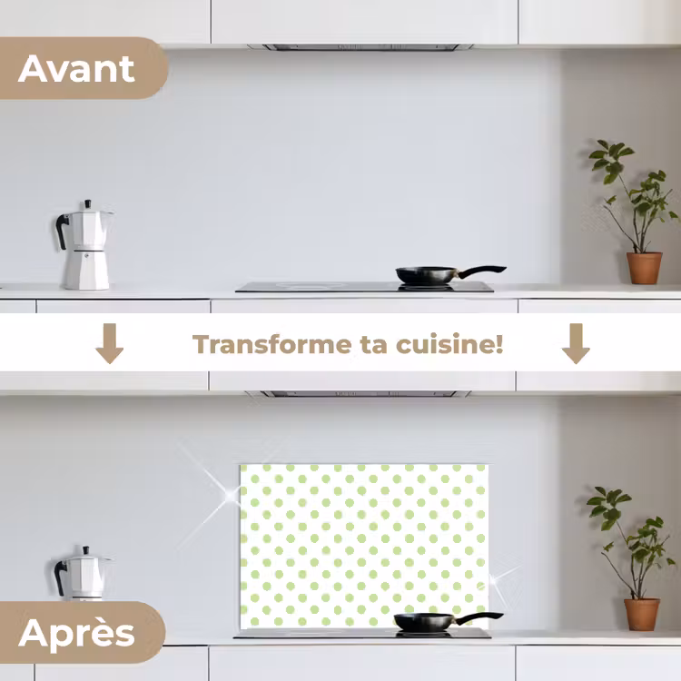 Fond de hotte - Points - Classique - Vert — 7