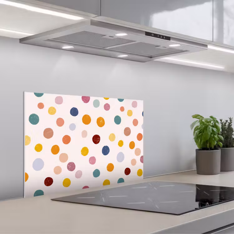 Fond de hotte - Points - Subtils - Colorés — 1