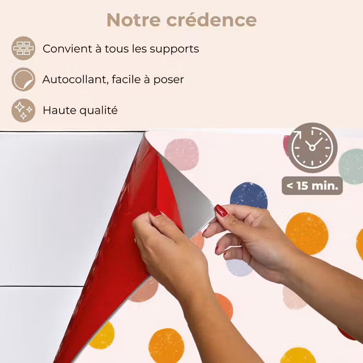 Fond de hotte - Points - Subtils - Colorés — 4