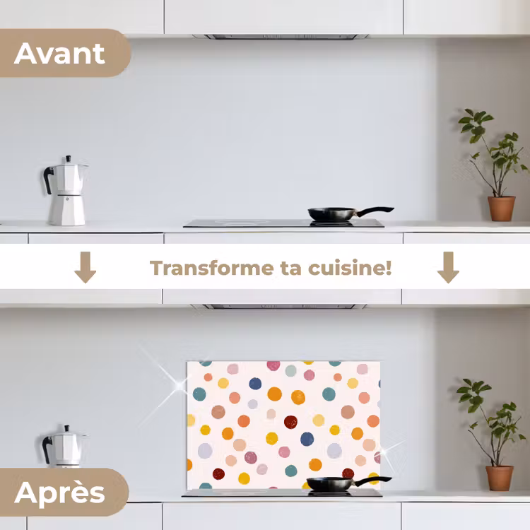 Fond de hotte - Points - Subtils - Colorés — 7