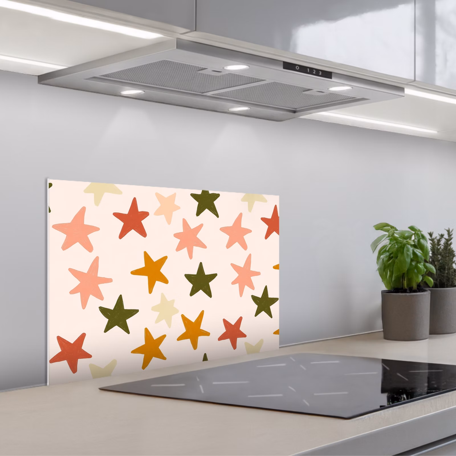 Fond de hotte - Étoiles - Motif - Coloré — 1
