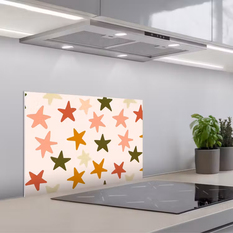 Fond de hotte - Étoiles - Motif - Coloré — 1