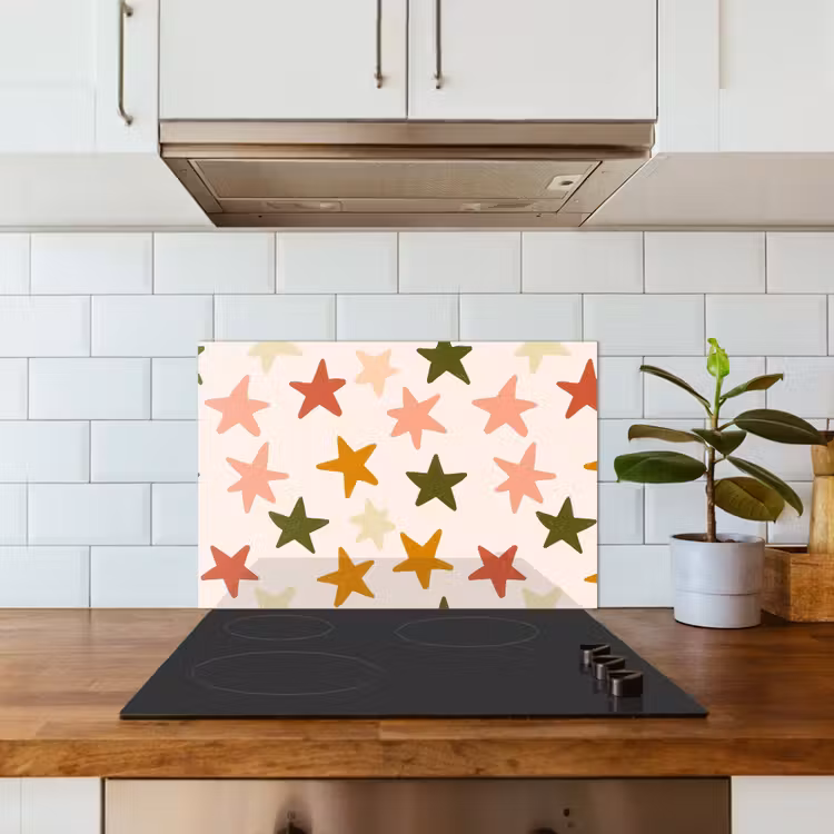 Fond de hotte - Étoiles - Motif - Coloré — 3