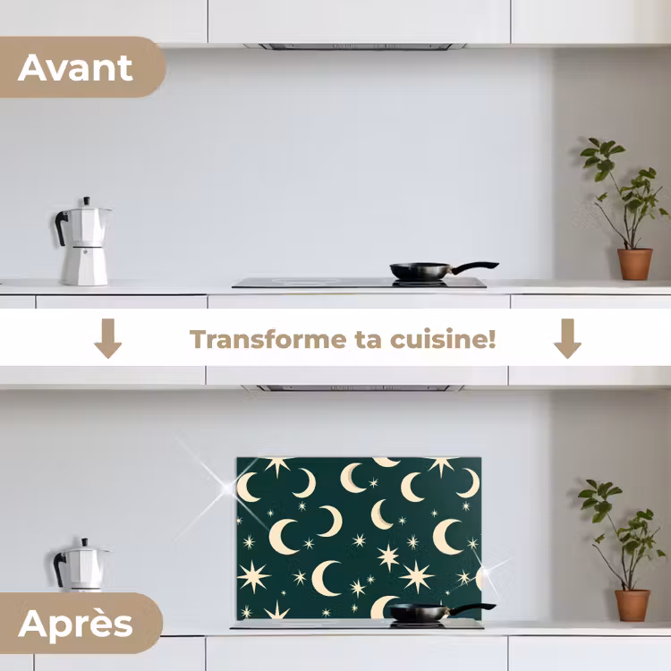 Fond de hotte - Lunes - Étoiles - Vert — 7