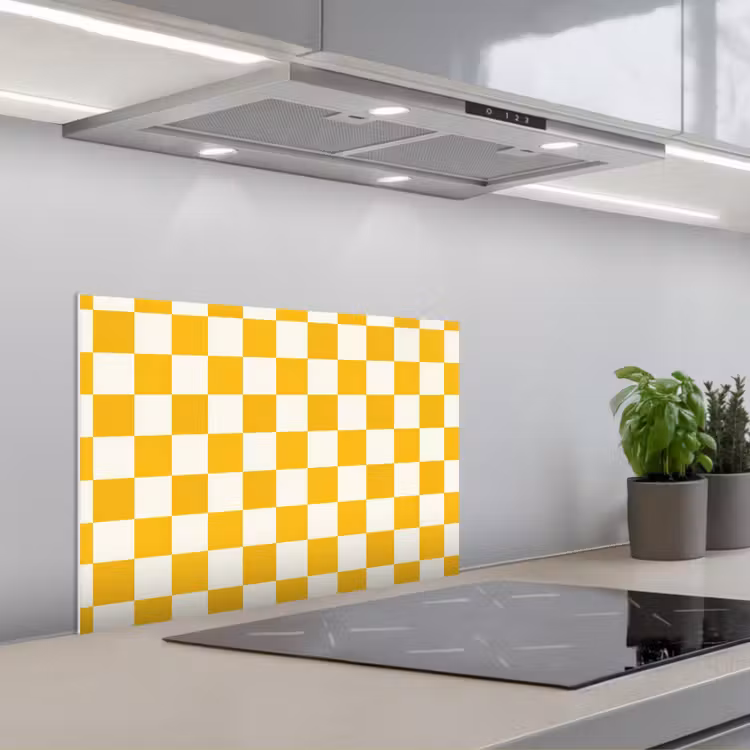 Fond de hotte - Traditionnel - Motif - Jaune — 1