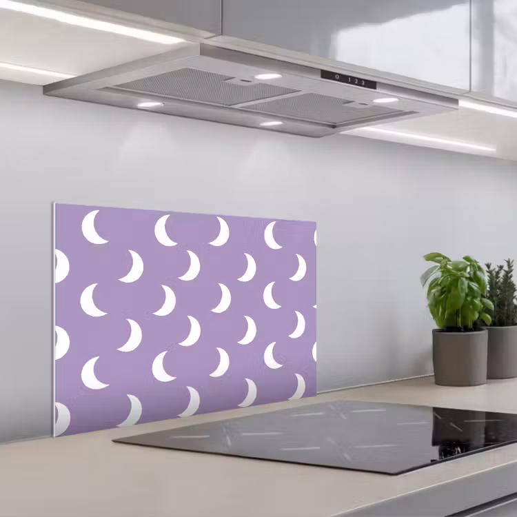 Fond de hotte - Crinière - Motif - Violet — 1