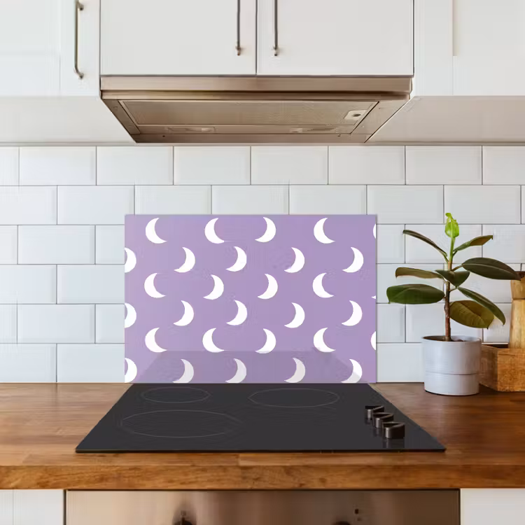 Fond de hotte - Crinière - Motif - Violet — 3