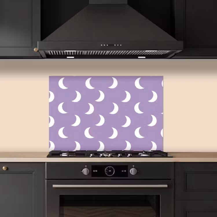 Fond de hotte - Crinière - Motif - Violet — 5