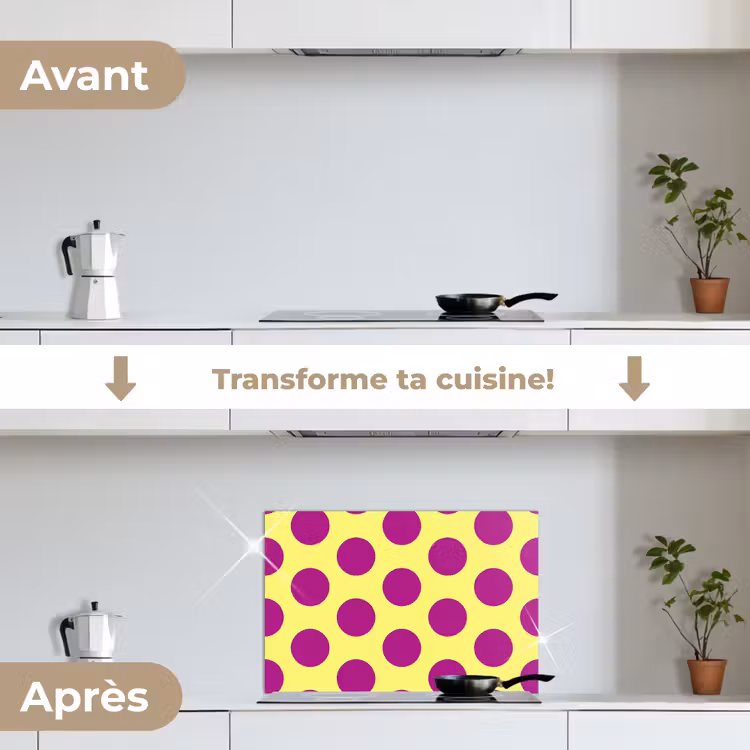 Fond de hotte - Points - Classique - Jaune — 7